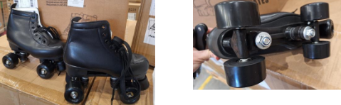 Black skates
